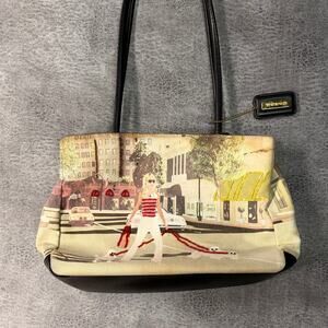 Bueno Vintage City Street Embellished Shoulder Bag